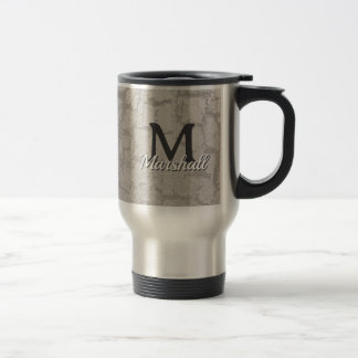 Mug De Voyage Arbre généalogique Monogramme initial Photo d'écor