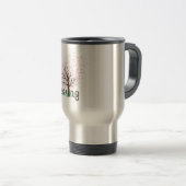 Mug De Voyage Arbre printanier (Devant droit)
