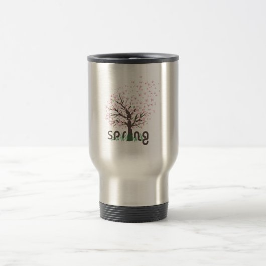 Mug De Voyage Arbre printanier (Centre)