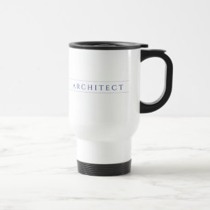 Mug de voyage ARCHITECT / Bleu marine