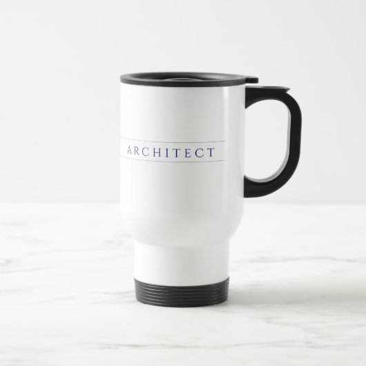 Mug de voyage ARCHITECT / Bleu marine (Droite)