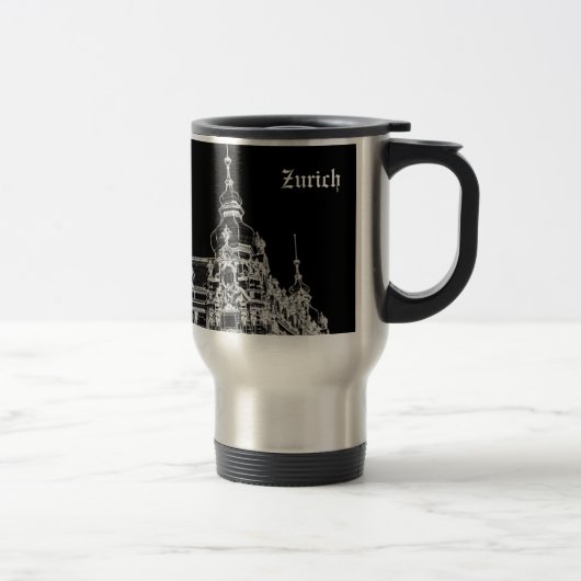 Mug De Voyage Architecture de Zurich (Droit)