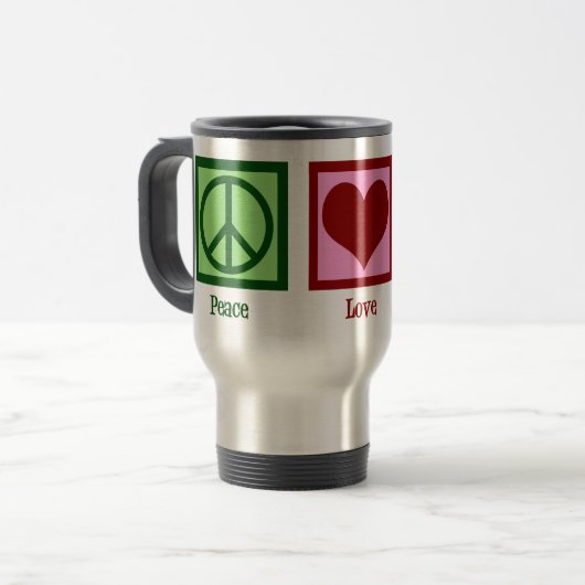 Mug De Voyage Architecture Peace Love (Devant gauche)
