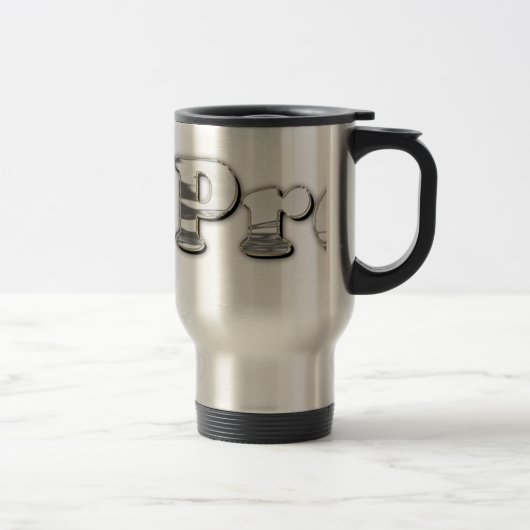 Mug De Voyage argent pas mon président (Droit)