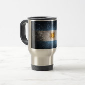 Mug De Voyage Argentine Flag Firework (Devant gauche)