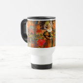 Mug De Voyage Aries Orange Woman : Collage d'art antique gothiqu (Devant gauche)