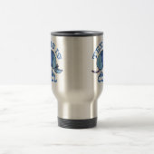 Mug De Voyage Armadillo Blue-Texas est Cool (Centre)