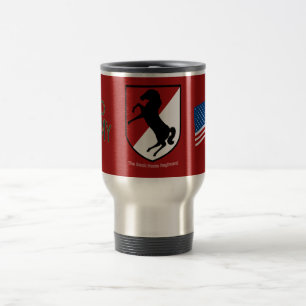 Mug De Voyage Armée 11e régiment de cavalerie blindée