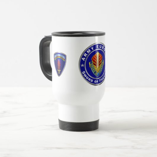 Mug De Voyage Army Europe USAREUR (Devant gauche)