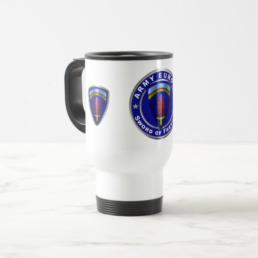 Mug De Voyage Army Europe USAREUR (Devant gauche)