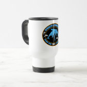 Mug De Voyage Arrêter la chasse aux baleines (Devant gauche)