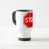 Mug De Voyage arrêter la guerre (Devant gauche)