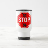 Mug De Voyage arrêter la guerre (Centre)