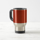 Mug De Voyage Arrière - plan rouge vif (Devant gauche)