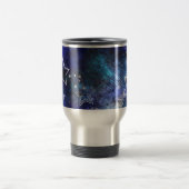 Mug De Voyage Arrière - plan spatial avec étoiles (Centre)