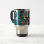 Mug De Voyage Art abstrait papillon d'été (Devant gauche)