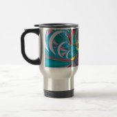 Mug De Voyage Art abstrait papillon d'été (Gauche)