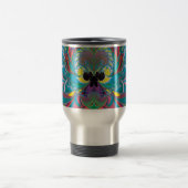 Mug De Voyage Art abstrait papillon d'été (Centre)