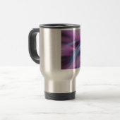 Mug De Voyage Art abstrait pourpre (Devant gauche)