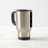 Mug De Voyage Art de bruit de carlin (Devant gauche)