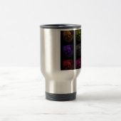 Mug De Voyage Art de bruit de carlin (Centre)