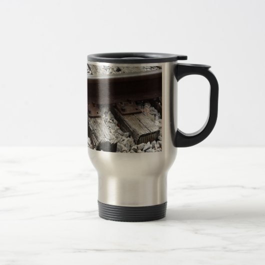 Mug De Voyage Art de chemin de fer (Droit)