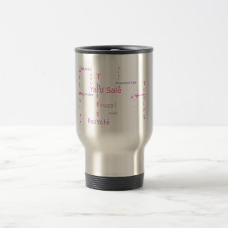 Mug De Voyage Art de mot de bon de vente de bric-à-brac