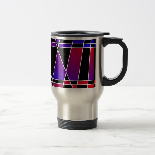 Mug De Voyage Art déco "fracturé" par Kenneth Yoncich (Droit)