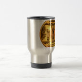 Mug De Voyage Art Ethnique Africain d'or Imprimer (Centre)