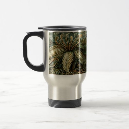 Mug De Voyage Art Fern Art Formes de la nature (Gauche)
