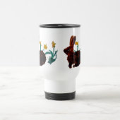 Mug De Voyage Art jonquille du lapin de printemps (Centre)