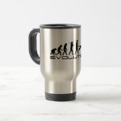 Mug De Voyage Art Kayaking d'évolution de sport aquatique de (Devant gauche)