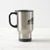 Mug De Voyage Art Kayaking d'évolution de sport aquatique de (Gauche)