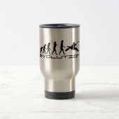 Mug De Voyage Art Kayaking d'évolution de sport aquatique de (Centre)