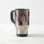 Mug de voyage Art nouveau vintage - par Mucha (Devant gauche)