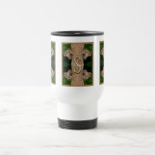 Mug De Voyage Art papillon de nom initial monogramme personnalis (Centre)