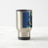 Mug De Voyage Art Vector Design pour femme africaine Imprimer (Centre)