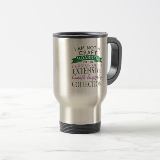 Mug De Voyage Artisanat et non cuirassé d'embarcation Collection (Devant droit)