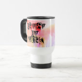 Mug De Voyage Artiste de conception aquarelle personnalisée  (Devant gauche)