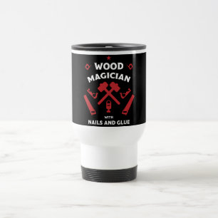 Mug De Voyage Artiste du travail du bois