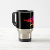Mug De Voyage Arts Martiaux Féminins, Coup De Feu, Coup De Peint (Devant gauche)
