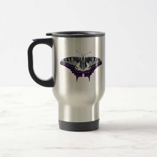 Mug De Voyage Asexual Flag Swallowtail (Gauche)