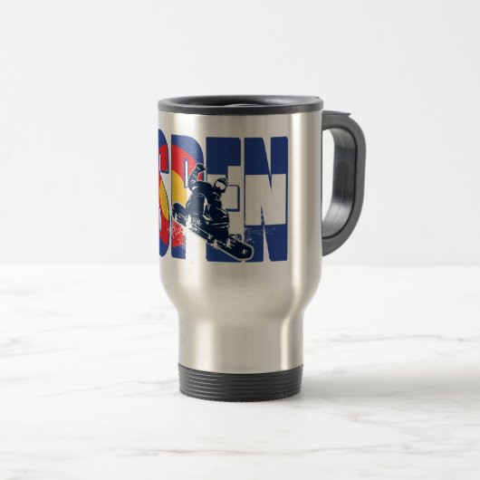 Mug De Voyage Aspen Colorado (Devant droit)
