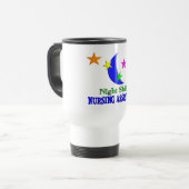 Mug De Voyage Assistant de soins de poste de nuit (Devant gauche)