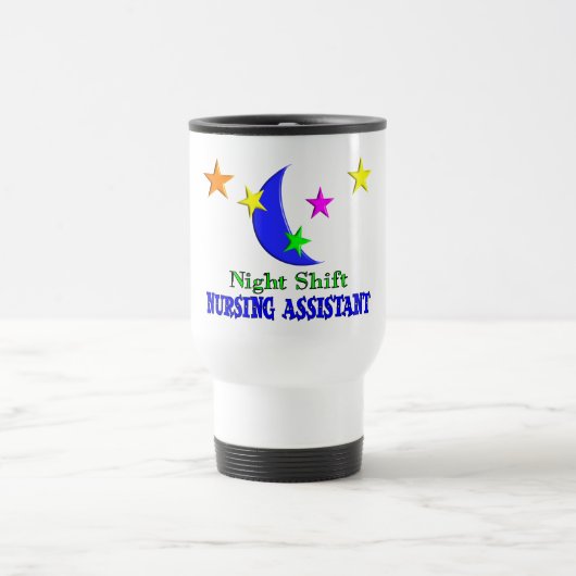 Mug De Voyage Assistant de soins de poste de nuit (Centre)