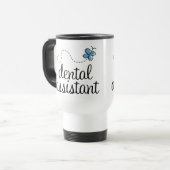 Mug De Voyage Assistant dentaire mignon (Devant gauche)