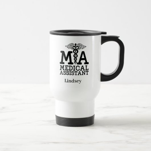 Mug De Voyage Assistant Médicale personnalisé (Droite)