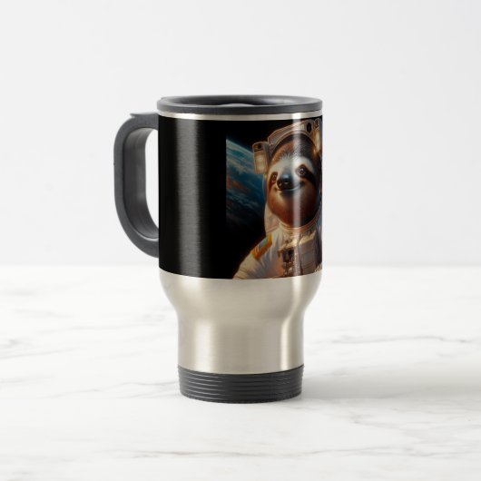Mug De Voyage Astronaute de Sloth (Devant gauche)