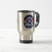Mug De Voyage Astronaute du singe spatial (Devant droit)