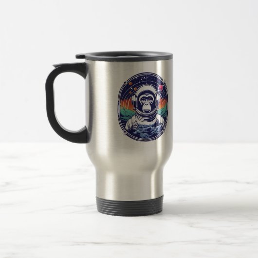 Mug De Voyage Astronaute du singe spatial (Gauche)